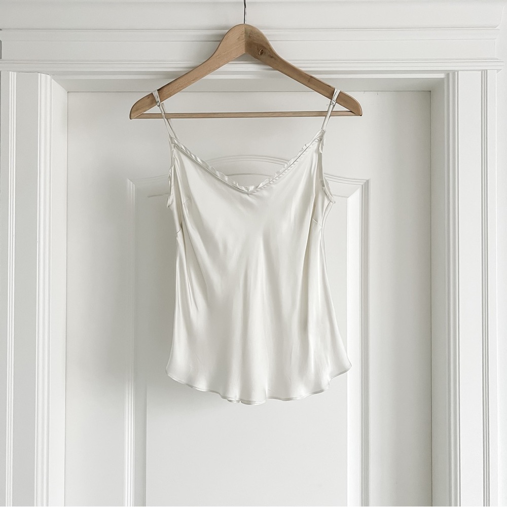 ARITZIA Wilfred Ruffle Camisole - Size S in Avorio